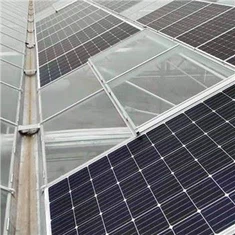Solpanels växthus